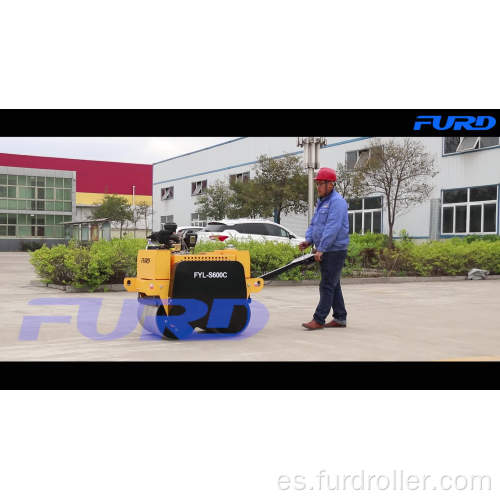 Compactador de rodillos manual de rueda lisa 550KG (FYL-S600C)